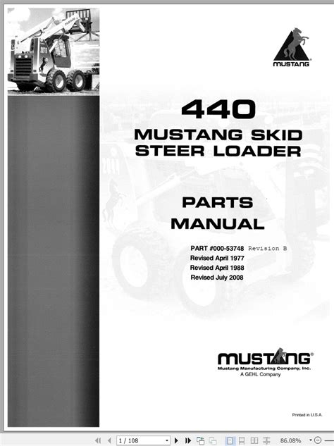 mustang 440 skid steer reviews|mustang 440 parts diagram.